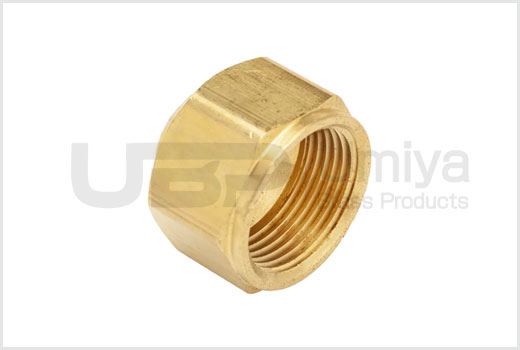 Brass Female Cap Heavy