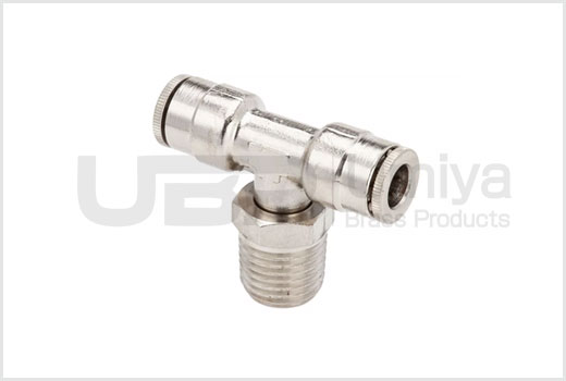 Brass Swivel Male Branch Tee