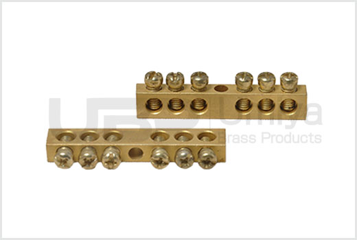 Brass Neutral Links 6 Way